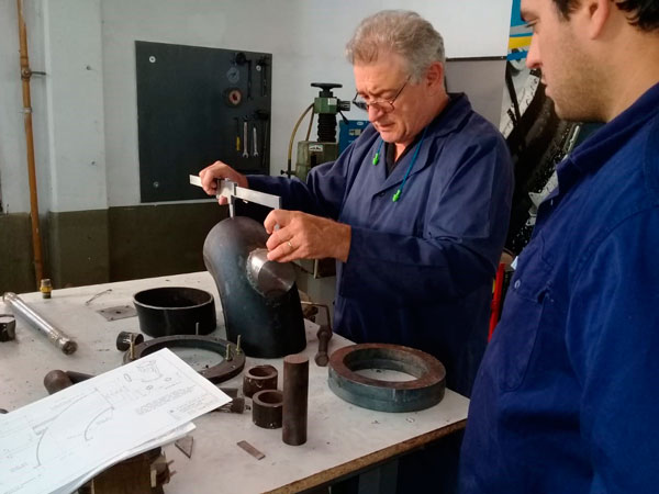 Micro Turbina Kaplan - Trabajo en taller